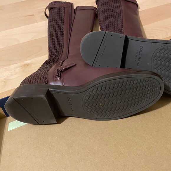 Cole Haan Lexi Grand Stretch Strap Boot- Cordovan 8 M - Picture 7 of 8